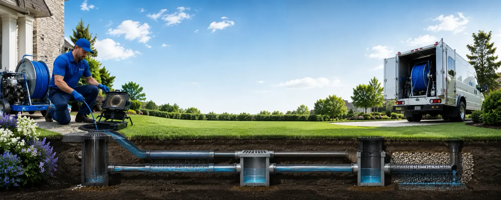 Outdoor drain cleaning information for Kingsley, PA